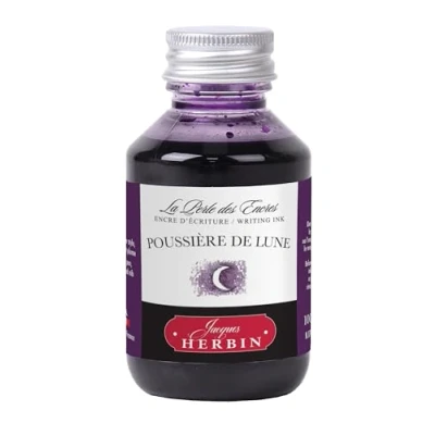 Image de Jacques Herbin 17048T Flacon d&#039;encre à écrire 100ml Stylo plumes, stylos roller Poussière de Lune