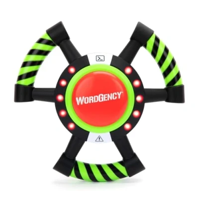 Image de Learning Resources Wordgency, Jeu Électronique Éducatif et Portable pour Apprendre Pratiquer L&#039;anglais, Jouez avec famille amis, 1 à 4 Joueurs, 200 catégories 2 Modes, dès 7 Ans +