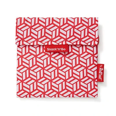 Image de Nouveau Roll &#039;eat Snack &#039;n &#039;go Briques Sac à goûter réutilisable rouge