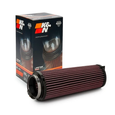 Image de K&amp;N Filters E 2018 Filtre à air 306 102 117 rond Filtres de longue durée MERCEDES BENZ: Classe C Coupe, Break, Berline