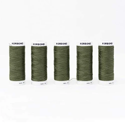 Image de Korbond Fil Polyester 100 M, Vert Olive