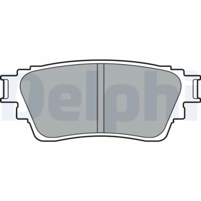 Image de DELPHI LP3408 Jeu de plaquettes frein avec indicateur d&#039;usure sans tôle anti bruit accessoires MITSUBISHI: OUTLANDER 3, Eclipse Cross