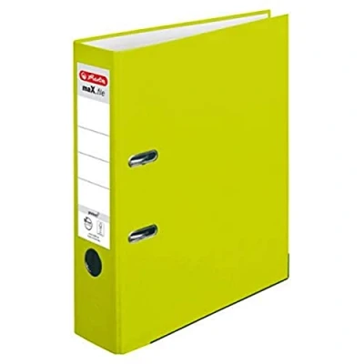 Image de Herlitz Classeur maX.file protect A4, largeur du dos 8 cm, vert fluo, 1 pièce
