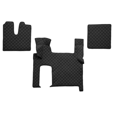 Image de F CORE FL06 BLACK Ensemble de tapis sol Similicuir avant 3 noir
