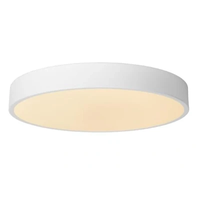 Image de Lucide Unar plafonnier Ø 39,50 x 5 cm 24W LED dimmable incl 3 niveaux de dimmer blanc