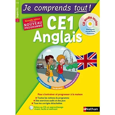 Image de Anglais CE1 cours + exercices audio Je comprends tout conforme au programme de