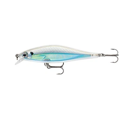 Image de Rapala Leurre de Pêche Shadow Rap Shad Matériel pour Gros Poissons d&#039;Eau Douce Profondeur Nage 0.9 1.2m Taille 9cm / 12g Fabriqué en Estonie Albino Shiner