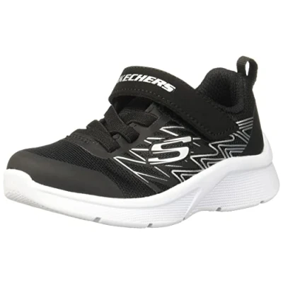 Image de Skechers Garçon Microspec Texlor Sneaker, Noir, 34 EU