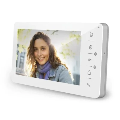 Image de SCS Sentinel PMP0006 Moniteur 7&quot; 4 Fils Écran Intérieur de Visiophone Pour Équiper Plusieurs Appartements d&#039;un Interphone Vidéo Commun Ouverture Gâche Collectif