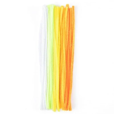 Image de Vaessen Creative 1601 007 Fils Chenille, Nylon, Jaune, 0,8 x 30 cm