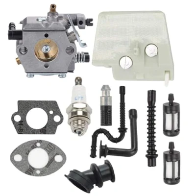 Image de Hippotech Carburateur WT 194 avec filtre à air Remplacement pour Stihl 024 026 MS240 MS260 024AV 024S Walbro 1 22 de tronçonneuse remplace 11211200611