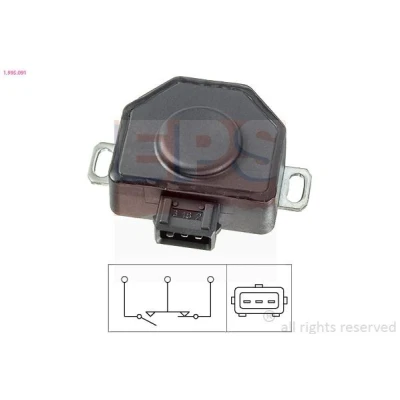 Image de EPS 1.995.091 Capteur De Position Du Papillon Made in Italy OE Equivalent BMW: 3 Berline, Cabriolet, 5 OPEL: Vectra A Berline