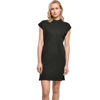 Image de Build Your Brand Robe à épaules dénudées décontractée, Noir, M Femme
