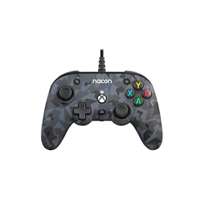 Image de NACON Camo Pro Compact Controller Noir, Gris USB Manette de jeu Analogique/Numérique PC, Xbox One, One S, X, Series X Neuf