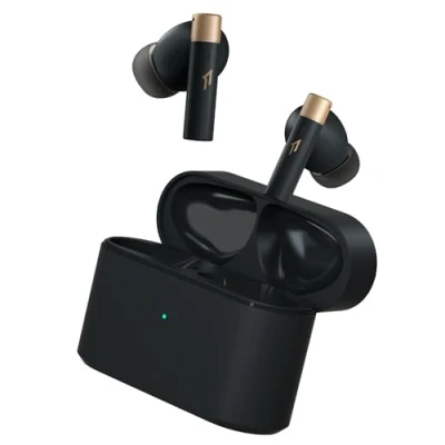 Image de 1MORE Q30 Ecouteurs Bluetooth sans Fil, Écouteurs 5.3 avec Réduction de Bruit Active 42dB, EQ Personnalisables, 6 micros pour des appels clairs, Audio Spatiale, 30H, IPX5 (Noir)