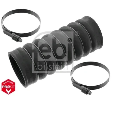 Image de febi BILSTEIN 47396 Gaine De Suralimentation 110 100 MVQ (caoutchouc siliconé), FPM fluoré) avec colliers Plus