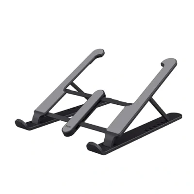 Image de Trust Primo Support Ordinateur Portable Pliable, Laptop 16 Pouces Léger Ergonomique, 6 Niveaux de Réglage, PC Tablette Macbook Pro Bureau Mac Dell Lenovo HP Gris