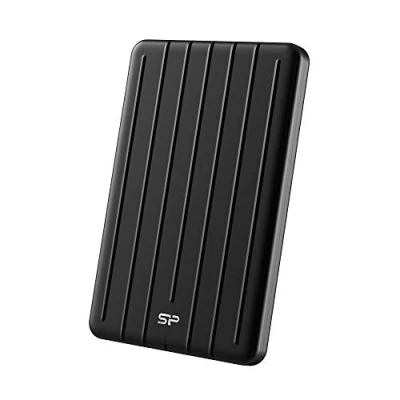 Image de Silicon Power Bolt B75 Pro Disque Dur SSD Externe USB 3.1 Gen 2 avec câbles C vers C/USB A Noir 512 Go