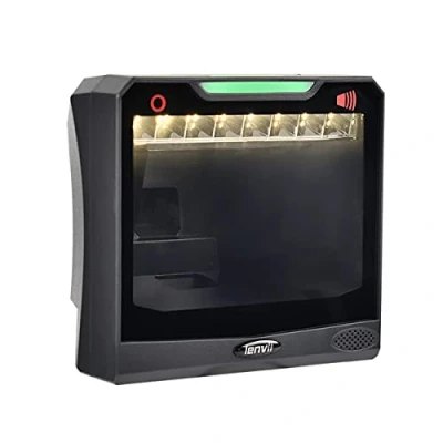 Image de LENVII Scanner code à barres Mains Libres,Omnidirectional Auto Lecteur de barre USB 1D/2D/QR Barcode Scanner,Scanner Prend en charge la numérisation des partir l&#039;écran