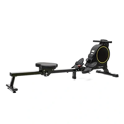 Image de TechFit RW600 Rameur pour Maison, système de freinage magnétique Silencieux sans Entretien, Masse Volante d&#039;environ 3,5 kg, Ordinateur d&#039;entraînement