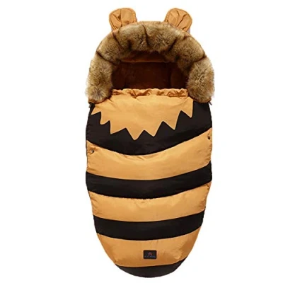 Image de Chancelière Poussette Universelle Confortable Sac de Couchage Bébé Hiver Chaud Imperméable Couverture Emmaillotage pour Poussette, Landaus, Buggy, Siège Auto, Lits (5)