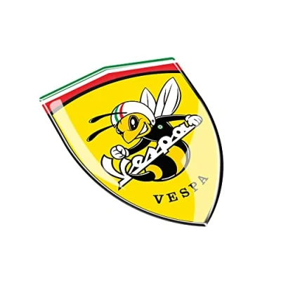 Image de AYBAL 3D Motorcycle Decal Italie Stickers Case for Piaggio Vespa GTS gtv LX lxv Sprint (Color : Yellow)