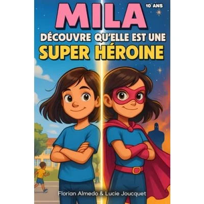Image de Mila 10 ans, découvre qu&#039;elle est Une Super Héroïne: histoire illustrée pour filles sur Le courage, l&#039;amitié et la confiance en soi cadeau idéal CP CE1 CM1