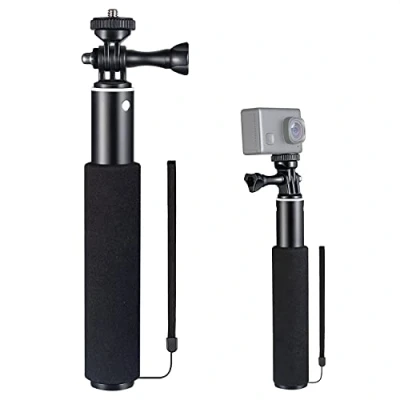 Image de WOLFANG Action Cam Perche à Selfie, Trépied Compatible avec Camera DJI/Surfola/Apexcam/Gookam/Apeman/Crosstour
