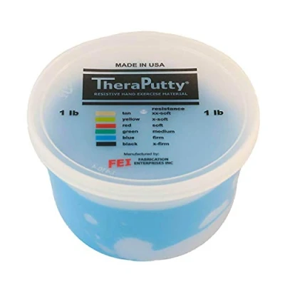 Image de CanDo TheraPutty antimicrobien Pâte à malaxer 450 g bleu (élevé)