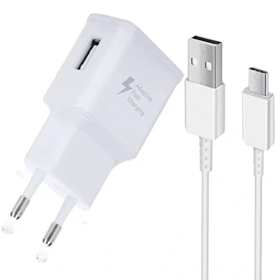 Image de PH26 Ⓡ Chargeur Rapide 3A + Câble USB C pour Samsung Galaxy A22 5G Ultra Puissant avec Type Transfert de données