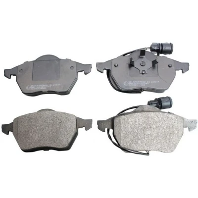 Image de DENCKERMANN B110047 Jeu de plaquettes frein Essieu avant contact signal d&#039;usure inclus AUDI: 100 C4 Avant, A6 Berline