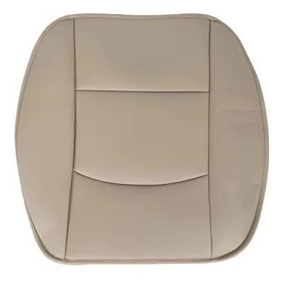 Image de Majatou PU Housse Siege Voiture, de Protection Siège pour Berline SUV 4 Portes, Coussin Remplacement Voiture (Beige)