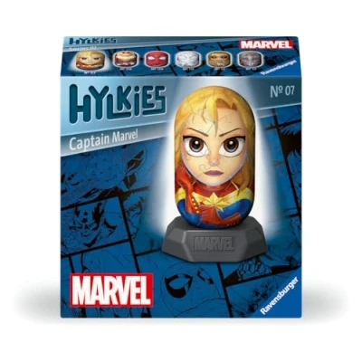 Image de Ravensburger Hylkies: La Nouvelle Gamme de Figurines à Collectionner Monter soi même. Figurine #07 Captain Marvel pour Tous Les Fans Universe Construire, Tomber Amoureux,