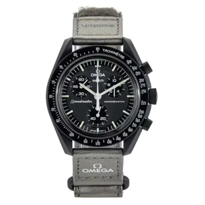 Image de Swatch Montre Bioceramic Mission to Mercury, unisexe, gris, Classique