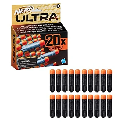 Image de NERF Ultra One 20 Dart Refill Pack The Farthest Flying Darts Ever Compatible Only with Blasters