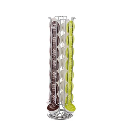 Image de Exzact Porte Capsules de Café Compatible avec Dolce Gusto (32 x Capsules) Supports pour Support Rotatif