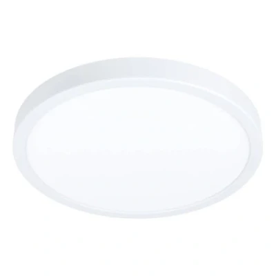 Image de Eglo connect.z Smart Home Plafonnier de salle bain LED Fueva 6 Z, ZigBee, app et commande vocale Alexa, blanc chaud froid, RGB, luminaire à intensité variable, blanc, IP44, Ø 28 cm