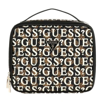 Image de Guess Stark Cosmetic Organizer CASE Trousse de toilette, Femme, Taille: One Size, Brown multi