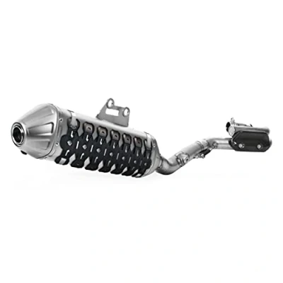 Image de POLISPORT 8484100001 Protecteur de silencieux universel ARMADILLO EXTREME 30cm en acier inoxydable et élastomère léger, résistant aux hautes températures chocs couleur noir