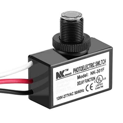 Image de Interrupteur photoélectrique automatique Contrôle de la Lumière Capteur commutateur crépuscule à détecteur d&#039;aurore pour des appareils d&#039;éclairage 120 277V AC