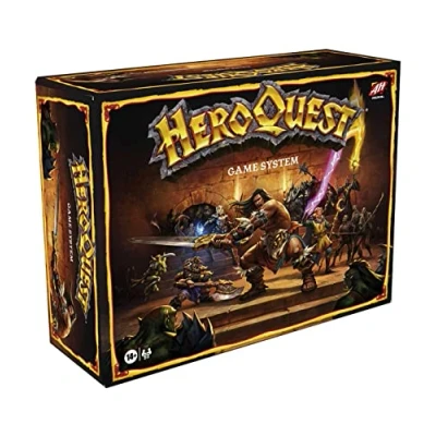 Image de Avalon Hill HeroQuest Système de Jeu Fantastique, d&#039;aventure Miniature Donjon Crawler Table, à partir 14 Ans