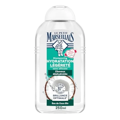 Image de Le Petit Marseillais Shampooing Hydratation Légèreté Eau de Coco Bio
