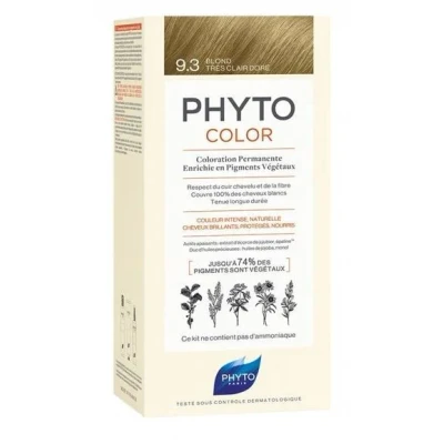 Image de Phyto Coloration des cheveux Phytocolor permanente 9.3 Blond très clair doré