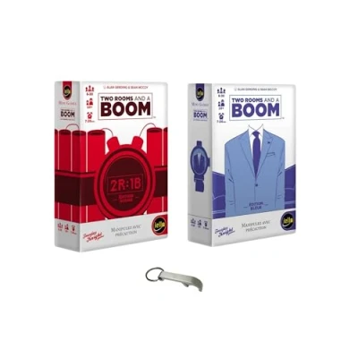 Image de Lot Two Rooms and A Boom Edition Bleue + Rouge Version Française 1 Décaps Blumie (2 &amp; Boom)
