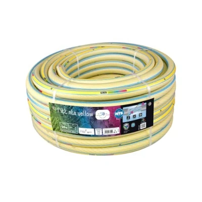 Image de FITT NTS YELLOW 5/8&quot; (15mm) 25 m Tuyau d&#039;Arrosage pour Jardins Utilisation Intensive, Robuste et malléable, Usage intensif