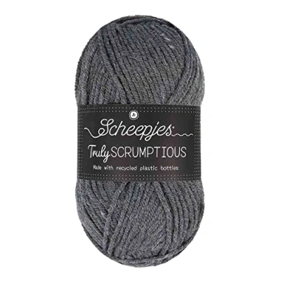 Image de Scheepjes Truly Scrumptious 380 Noir Sésame Muffin Fil 5x100g
