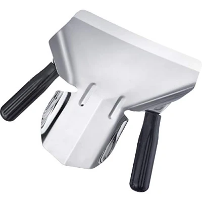 Image de Westmark Pelle à Popcorn/Frites, 2 Poignées, Dimensions: env. 20 x 12 cm, Longueur: 23 Acier Inoxydable/Plastique, Argenté/Noir, 91262270