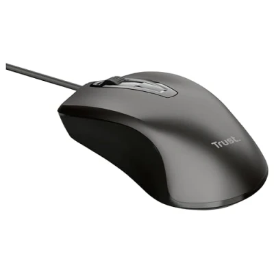 Image de Trust Souris Basic Optique 4 Boutons 1200 dpi USB 2.0 Couleur Noire