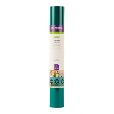 Image de Cricut PC2004685 Iron on, Teal, 30,5 cm x 61 (12 &quot;x 24&quot;), Vinyle de Transfert Chaleur (HTV), pour Une Utilisation avec Toutes Les Machines Coupe, 12&quot; 24&quot;