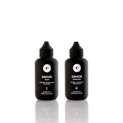 Image de COCUNAT Savior Traitement Capillaire Reconstructeur et Réparateur Pour les Cheveux Abîmés, Cassants ou Teints Répare Entièrement la Structure de L&#039;intérieur Sans Silicone 2 x 100ml